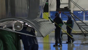 Air Force Report: Washing an Aircraft