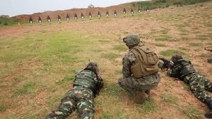 Marines Conduct Live Fire Training with Burundi National Defense Force