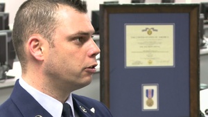 Around the Air Force - Airman Awarded Soldier's Medal, Short Version