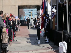 Last of the line: 2nd MLG Marines Take Part in Historic Post-9/11 Ship Commissioning