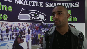 Seattle Seahawks visit JBLM