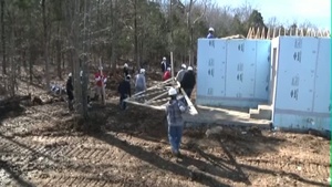 Sapper Eagles Assist Habitat for Humanity