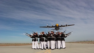 Silent Drill Platoon & Blue Angels "Fat Albert"