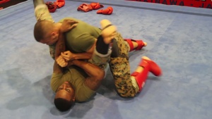 Marines punch, kick and wrestle to earn their tab