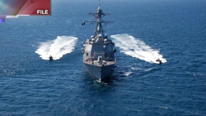 USS Kidd Joins Search for Missing Airliner