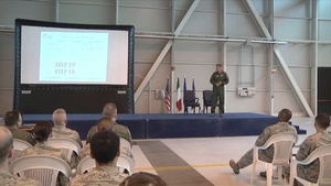 USAFE Commander Meets Troops in Aviano