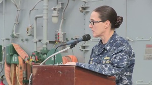 Tohoku Remembrance Ceremony Aboard USS Bonhomme Richard (LHD 6)