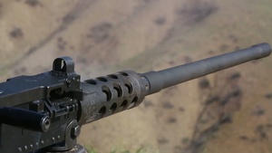 Marines engage targets on range with multiple weapons systems