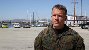 Recon Marines conduct first time launch off USS Freedom (Interview Lebidine)