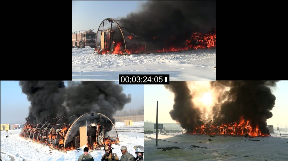 DVIDS - Video - Tent Fire Safety-Alaska Small Shelter System with Winter Lining