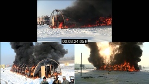 Tent Fire Safety-Alaska Small Shelter System with Winter Lining