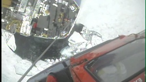 Air Station Detroit Conducts Helo Operations with USCGC Hollyhock