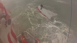 Man and Dog Rescued from Capsized Tow Boat near Port O'Connor