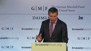 NATO Secretary Anders Fogh Rasmussen Addresses the Brussels Forum