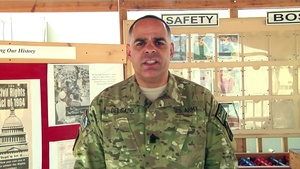 82nd Sustainment Brigade Command Sergeant Major Alberto Delgado