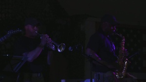 10th Mountain Division Band Opens for Bon Jovi Cover Band at Bagram Airfield