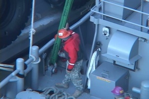 Alaska Shield Tugboat Drop B-roll