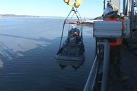 Army Tug Arrives in Anchorage - Alaska Shield 2014