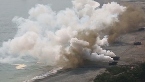 Ssang Yong Beach Landing Exercise B-roll