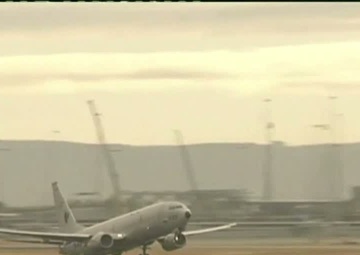 Navy Plane Searches for Missing Airliner