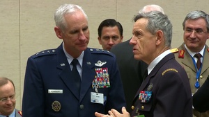 North Atlantic Council Meeting with non-NATO ISAF Contributing Nations - B-Roll