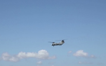 HMM-364 Conducts Last CH-46E Sea Knight launching of Barn Flight