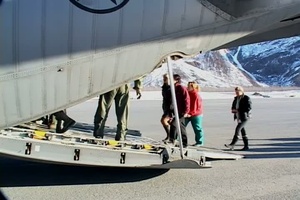 B-Roll Air Medical Crew Transports Patients