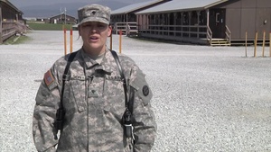 Spc. Evelyn Nelson - Easter shout out