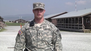Spc. Gabe Fletcher Easter shout out