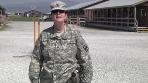 Spc. Mary Summerlin - Easter shout out