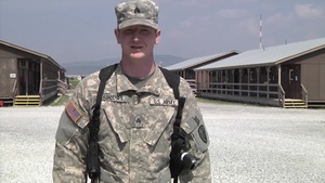 Sgt. Cameron Ashdown Easter shout out