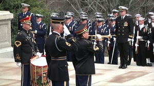 Joint Service Wreath Laying Ceremony (B-Roll Apr3)