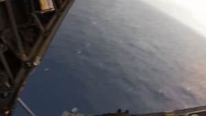 Air Crew prepares to air drop resupply bundle for the Rebel Heart