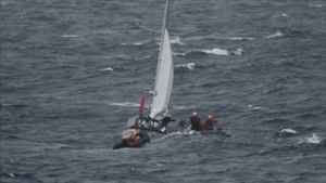California Air National Guard Participates in Open-Sea Rescue