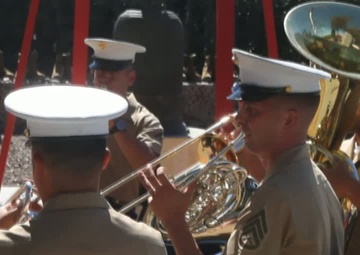 Marines Remember Their Fallen Brothers at 10 year Ramadi  Memorial Ceremony (B-Roll)