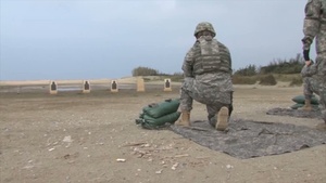405TH Army Field Support Battalion Livorno and 839th Transportation Battalion Livorno Training at Foce al Serchio Firing Range