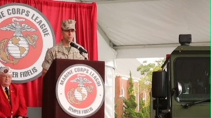 Camp Lejeune Base Commander Gives Remarks on Marine Sentry Fatality