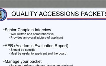 ARNG Chaplain Accessions Packets
