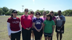 116th ACW Members "Walk a Mile in Their Shoes"