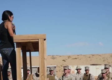 "Top Shot" Gabby Franco Visits MCAS Yuma Range