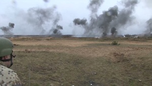 Latvian Explosive Ordnance Disposal Manage Latvian Live Fire Range
