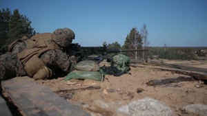 Black Sea Rotational Force Marines and Latvian National Armed Forces Conduct Live Fires with Anti-Tank Missiles, Machinegun and Mortars for Summer Shield