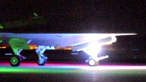 X-47B Makes First Night Flight