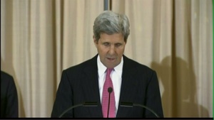 Secretary Kerry hosts the swearing-in ceremony for Under Secretary for Public Diplomacy and Public Affairs Rick Stengel