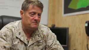 Interview of Maj. Gen. Mark A. Clark, MARSOC commander, for 2014 Leadman Triathlon-Afghanistan