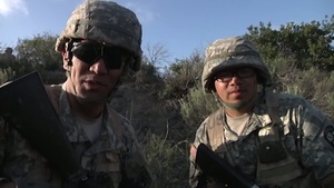 Cadet Tambanua and Cadet Dong wishes the Army Reserve a Happy Birthday