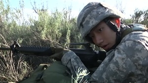 Cadet Whang wishes the Army Reserve a Happy Birthday