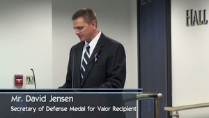 SECDEF Medal for Valor Awarded to Contractor for Actions in Afghanistan