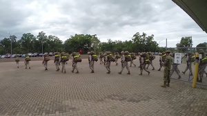Marines with MRF-D BZO weapons with ADF Soldiers