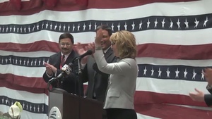 Keel Laying for Future USS Gabrielle Giffords